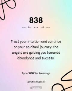 838 angel number|Angel number 838: Meaning, Influence on Love, Career and more